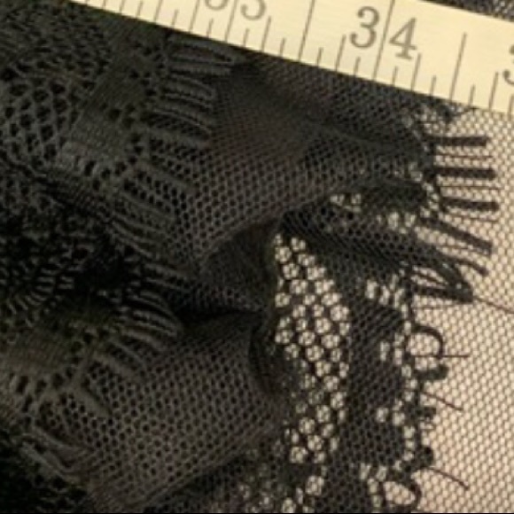 ANTHROPOLOGIE Dress Sleeveless Lace Black Size M - Picture 11 of 12